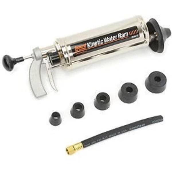 Kinetic Water Ram w/ 4in Cone, 5 Plugs, Caulking Hose & Carrying Case, General Wire, Mfr#: KR-A-WC